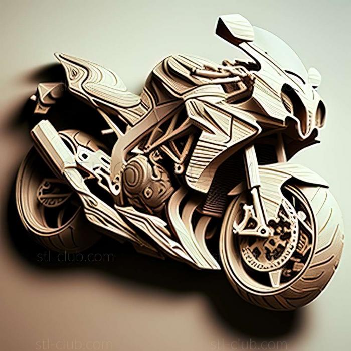 3D мадэль Suzuki GSR 750 (STL)